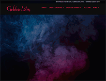 Tablet Screenshot of goldenlotusthemusical.com